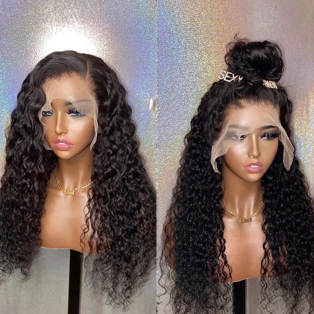 Deep Wave Lace Front Human Hair Wigs For Black Women Pre Plucked Natural Black Brazilian Transparent Lace 4x4 4X1 Closure Wigs
Deep Wave Lace Front Human Hair Wigs For Black Women Pre Plucked Natural Black Brazilian Transparent Lace 4x4 4X1 Closure Wigs