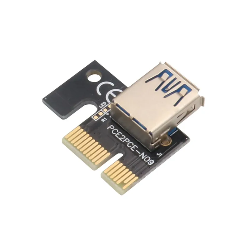 PCIE Express Extension, PCI-e 1x To 16x, 6Pin Powered Riser Adapter Card with Temperature Display For Bitcoin GPU
PCIE Express Extension, PCI-e 1x To 16x, 6Pin Powered Riser Adapter Card with Temperature Display For Bitcoin GPU