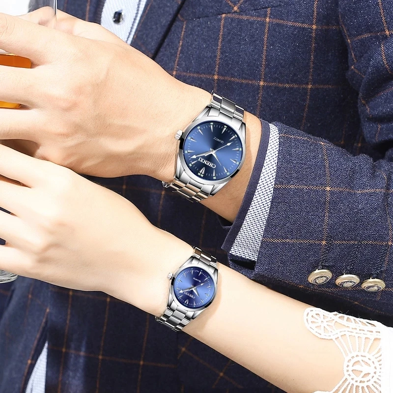 Женские элегантные модные наручные часы со стальным ремешком для женщин