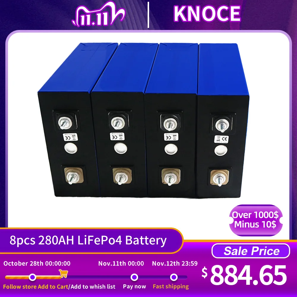 2021 Новый 8 шт. 3.2v280ah lifepo4 литий-железо-фосфатный литиевый аккумулятор с шинами 12В 24В 48В 280ач ЕС и США беспошлинный
2021 Новый 8 шт. 3.2v280ah lifepo4 литий-железо-фосфатный литиевый аккумулятор с шинами 12В 24В 48В 280ач ЕС и США беспошлинный