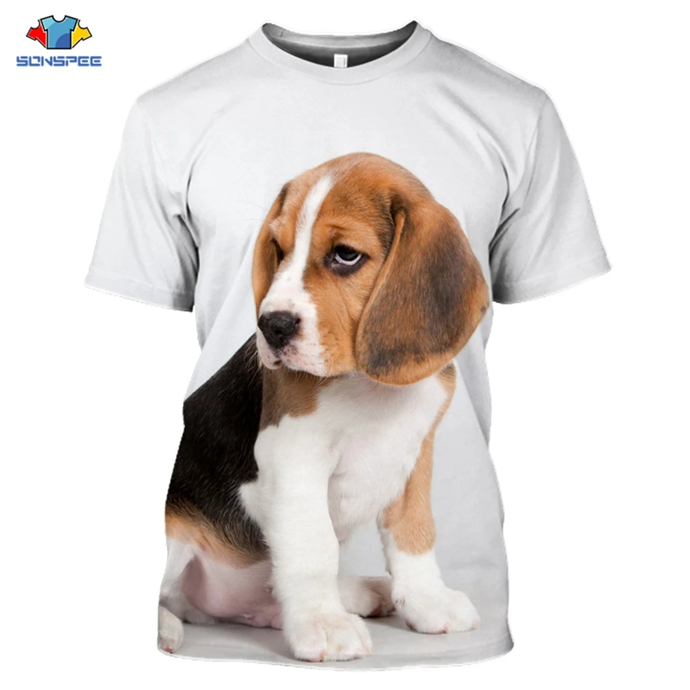 SONSPEE Men Women T Shirts Animal Dog Beagle 3D Print Casual Hip Hop Short Sleeve Funny O Neck Tees Tops Streetwear Unisex
SONSPEE Men Women T Shirts Animal Dog Beagle 3D Print Casual Hip Hop Short Sleeve Funny O Neck Tees Tops Streetwear Unisex