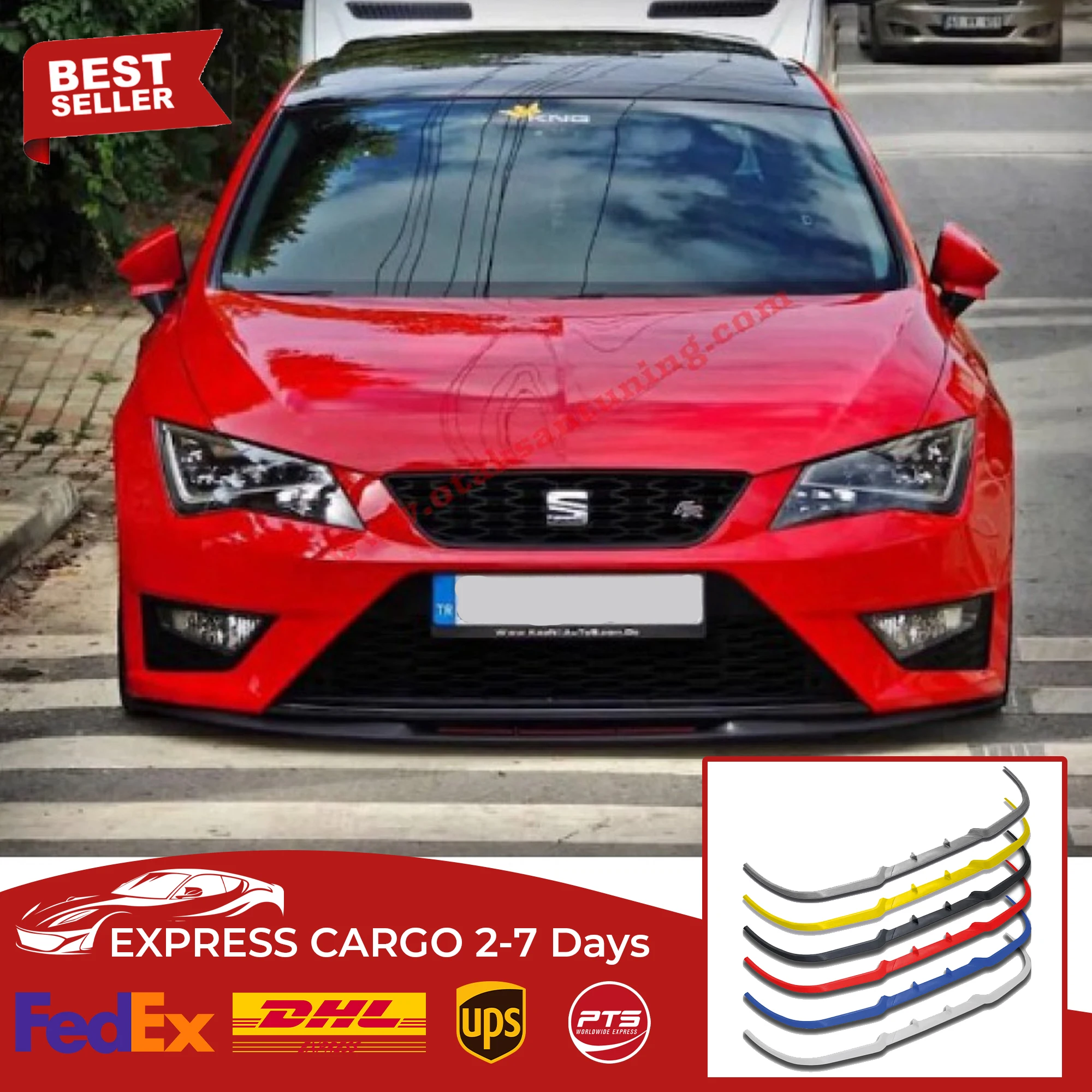 For Seat Leon MK3 CUPRA R FRONT SPOILER BUMPER LIP Euro Spoiler Lip Universal 3 pcs Body Kit
For Seat Leon MK3 CUPRA R FRONT SPOILER BUMPER LIP Euro Spoiler Lip Universal 3 pcs Body Kit