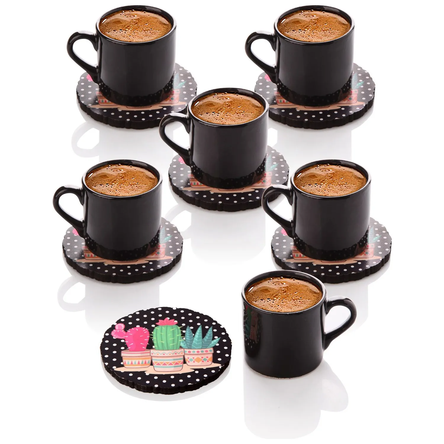 WONDERFULL Turkish Kitchen 6 Person Turkish Coffee Set with Cactus Plate FREE SHİPPİNG
WONDERFULL Turkish Kitchen 6 Person Turkish Coffee Set with Cactus Plate FREE SHİPPİNG