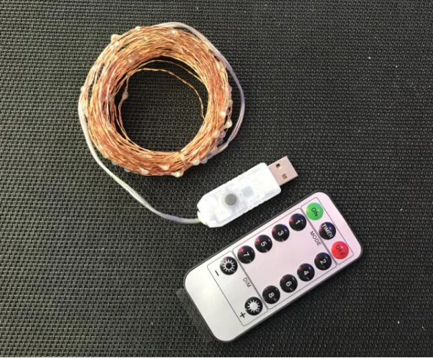 Remote Control Fairy Light USB Power 5M 50LED Light String Copper Silver Line Fairy Light Wedding Christmas Holiday Decoration
Remote Control Fairy Light USB Power 5M 50LED Light String Copper Silver Line Fairy Light Wedding Christmas Holiday Decoration
