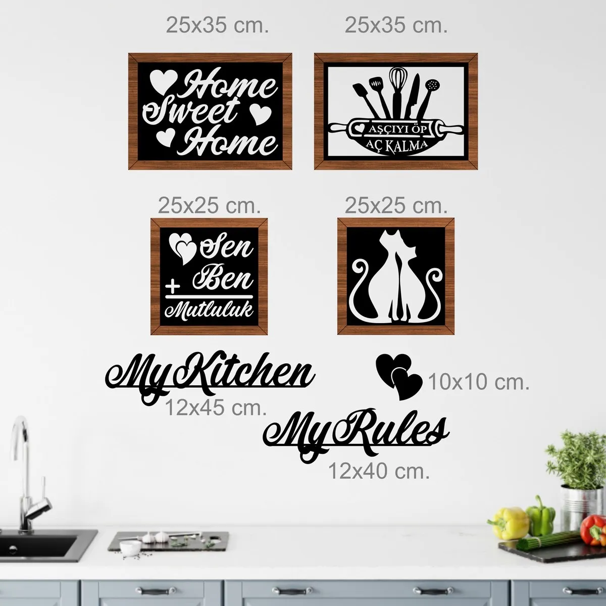 3D Wall Wood Laser Cut 7 Piece Kitchen Design Wall Decoration Signboard Decor My Rule New Style Your Home Art Home Gifts Vintage
3D Wall Wood Laser Cut 7 Piece Kitchen Design Wall Decoration Signboard Decor My Rule New Style Your Home Art Home Gifts Vintage