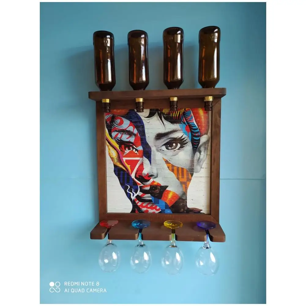 Modern Murals wooden wine rack bamboo stacking wine holder multi-layer wooden wine organizer multifunctional wine glass racks
Modern Murals wooden wine rack bamboo stacking wine holder multi-layer wooden wine organizer multifunctional wine glass racks