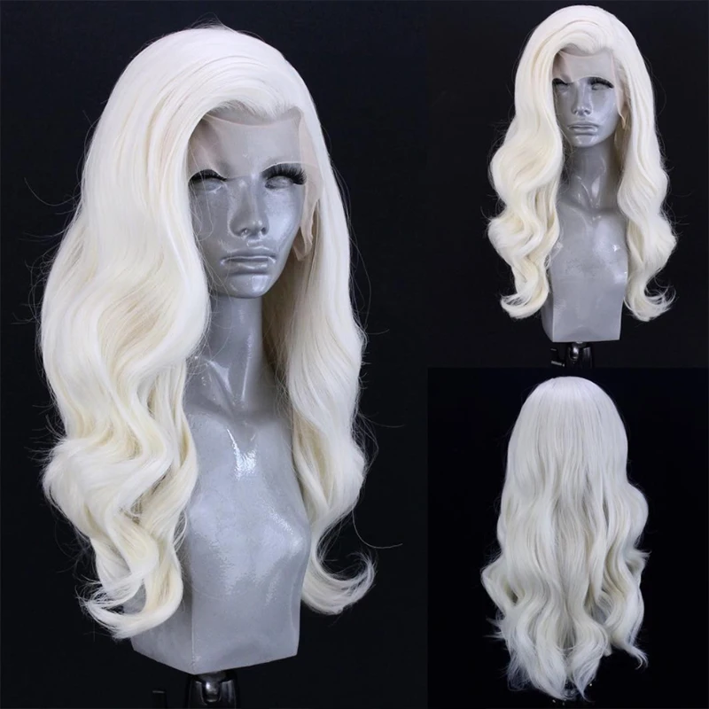 60#Synthetic Wigs for Women 60# Glueless Lace Wigs High Temperature Fiber Hair High Density Side Part Makeup Wigs
60#Synthetic Wigs for Women 60# Glueless Lace Wigs High Temperature Fiber Hair High Density Side Part Makeup Wigs