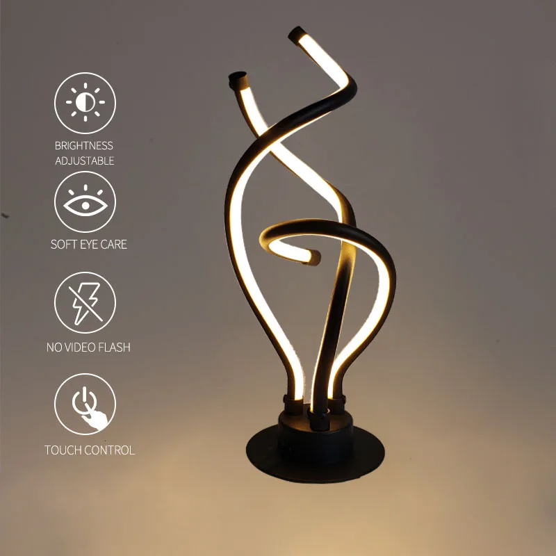 1Pc Touch Dimming Table Lamp Modern Minimalist LED Bedside Lights Bedroom Atmosphere Lamps EU/US Plug Home Suppies
1Pc Touch Dimming Table Lamp Modern Minimalist LED Bedside Lights Bedroom Atmosphere Lamps EU/US Plug Home Suppies