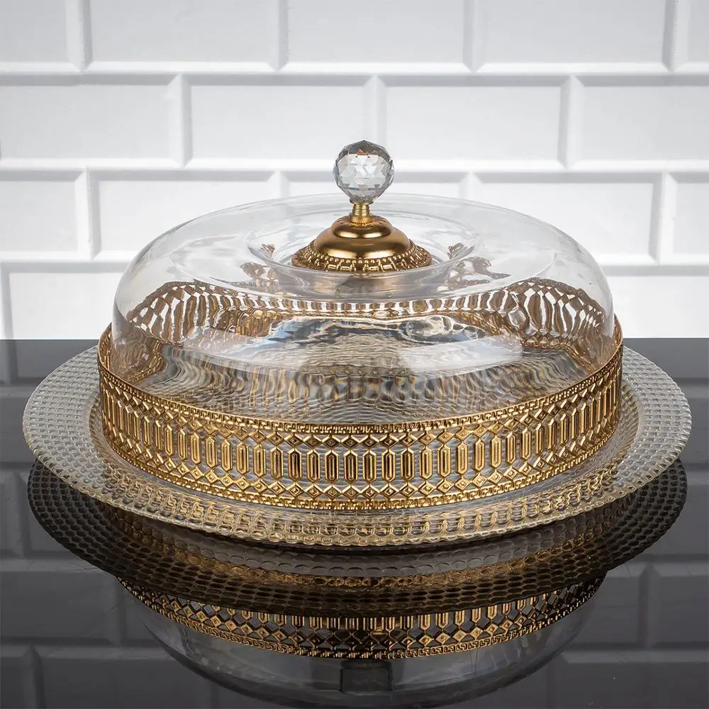 Serving tray Hurrem style plate cake bell jar glass cookie Macaron dessert sweet service tray
Serving tray Hurrem style plate cake bell jar glass cookie Macaron dessert sweet service tray