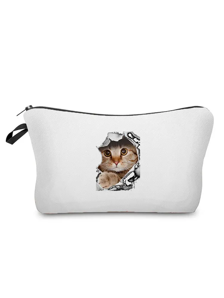 Breaking the Wall Cat Printed Hot Sale Cosmetic Bag New Fashion Lovely Women's Makeup Bag High Quality Storage Bags for Women
Breaking the Wall Cat Printed Hot Sale Cosmetic Bag New Fashion Lovely Women's Makeup Bag High Quality Storage Bags for Women