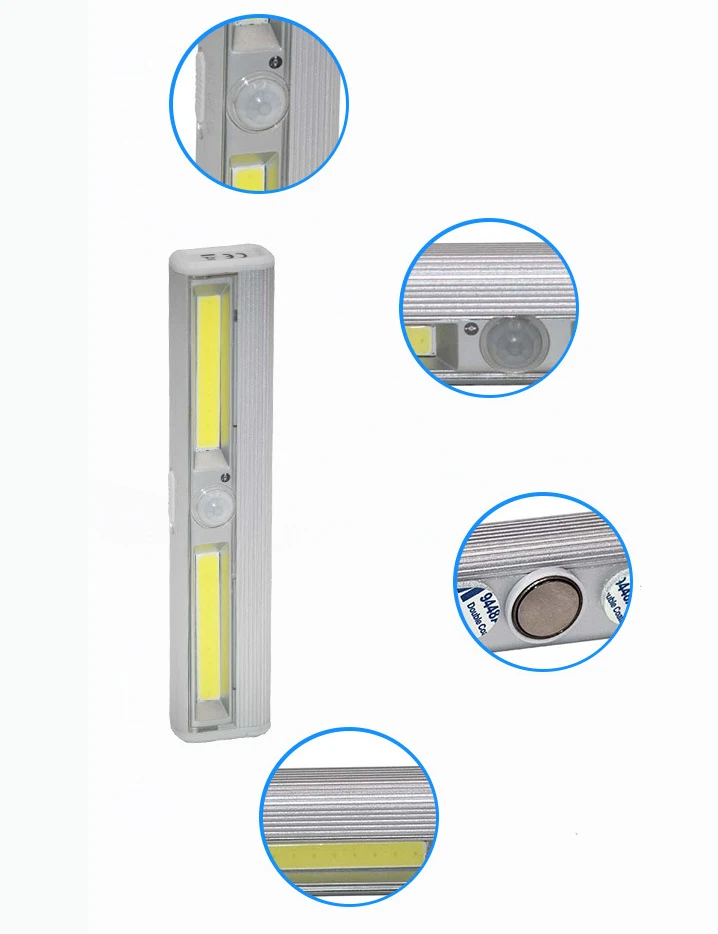 AiLESEN Cabinet Light PIR Sensor LED Light Motion Sensor Strip Lamp Battery Powered For Closet Cupboard Drawer Closet
AiLESEN Cabinet Light PIR Sensor LED Light Motion Sensor Strip Lamp Battery Powered For Closet Cupboard Drawer Closet