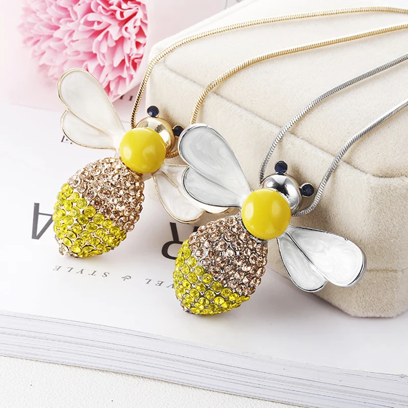 Lovely bee Pendant Fashion Womens necklace party birthday anniversary exquisite Personality surprise gift animal Necklace
Lovely bee Pendant Fashion Womens necklace party birthday anniversary exquisite Personality surprise gift animal Necklace