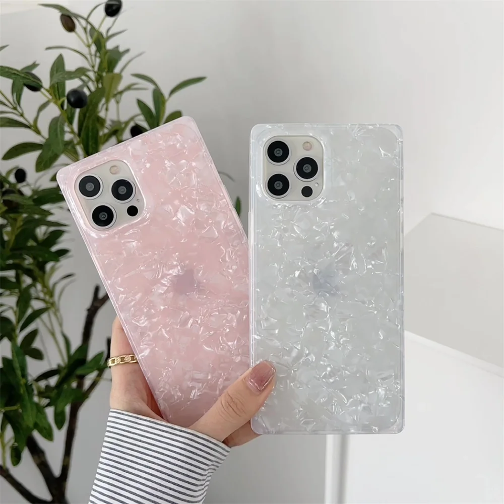 Square Shell Pattern Phone Case For Iphone 12 Pro Max 13 7 8 Plus XR XS MAX Soft IMD Protective Cover Coque For iphone 11 Fundas
Square Shell Pattern Phone Case For Iphone 12 Pro Max 13 7 8 Plus XR XS MAX Soft IMD Protective Cover Coque For iphone 11 Fundas