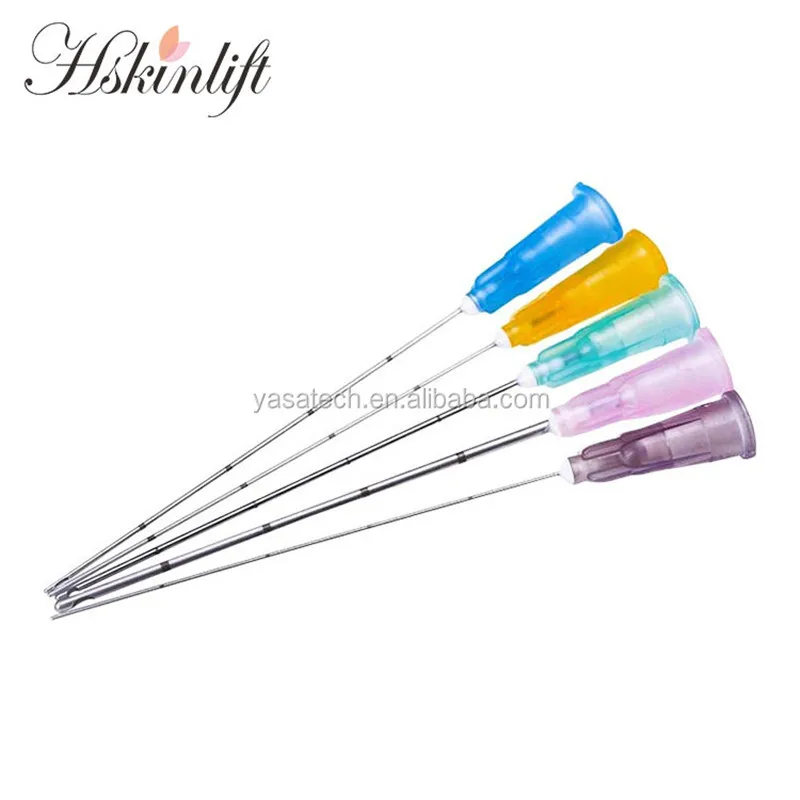 

Blunt tip micro cannula medical injection needle 18G 21G 22G 23G 25G 27G 30G Plain Ends Notched Endo needle tip Syringe