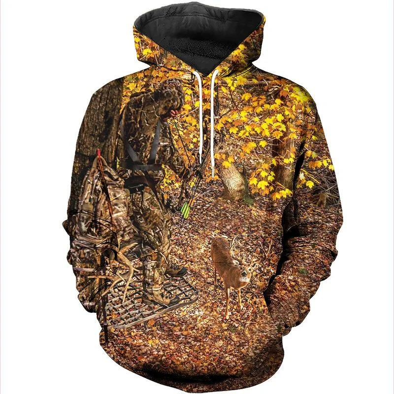 2021 New Arrival Men Hoodies 3D Digital Full Printing Fashion Hunter Hooded Pullovers Long Sleeve Hip Hop Sweatshirts
2021 New Arrival Men Hoodies 3D Digital Full Printing Fashion Hunter Hooded Pullovers Long Sleeve Hip Hop Sweatshirts