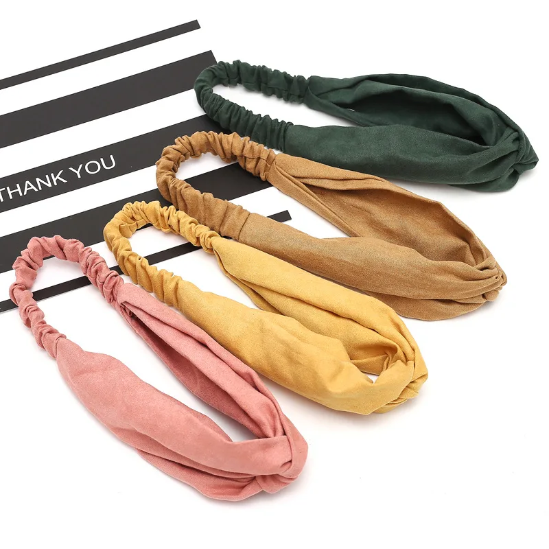 I'WAIT 2021 Fashion New Cross Stretch Pure Color Stretch Hair Accessories For Women's Knitted Striped Washing Hairband
I'WAIT 2021 Fashion New Cross Stretch Pure Color Stretch Hair Accessories For Women's Knitted Striped Washing Hairband