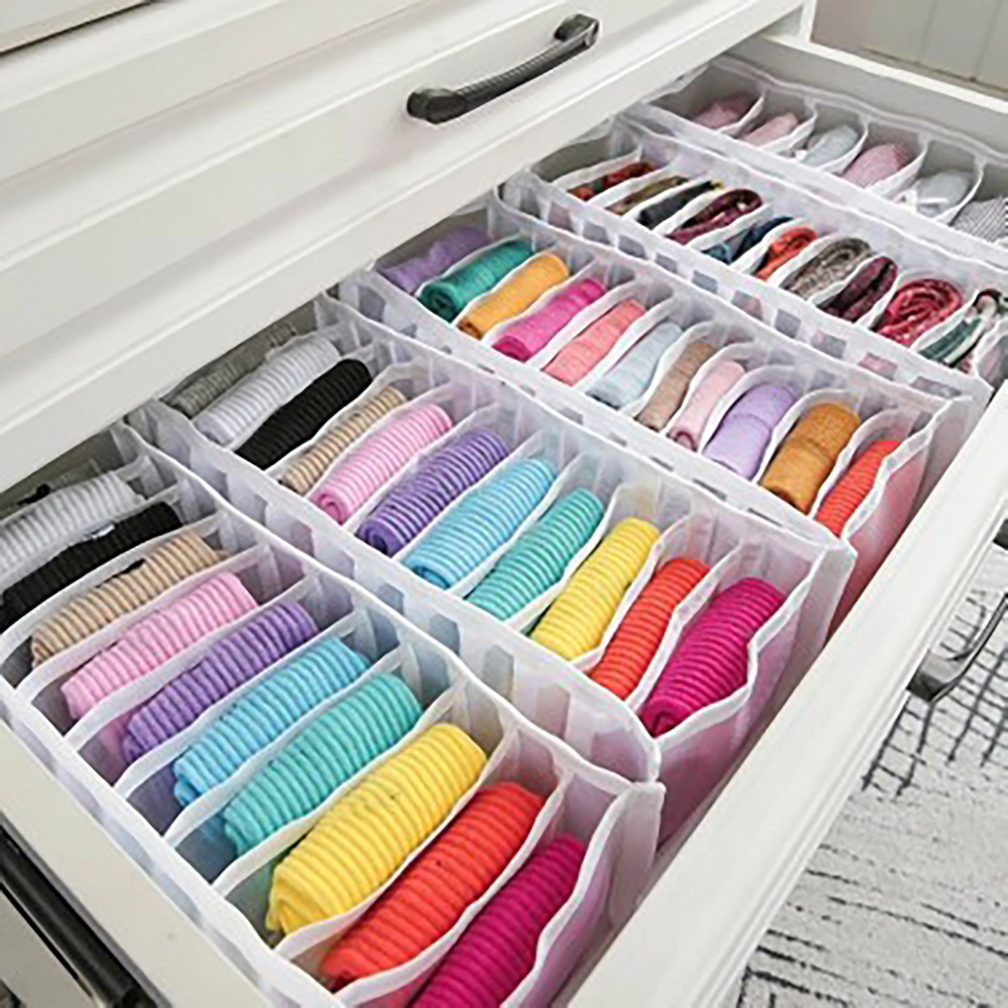 Closet Organizer Foldable Drawer Home Cabinet Storage Box Separation Underwear Dividers Kids Socks Tie Wardrobe Dresser Clothes
Closet Organizer Foldable Drawer Home Cabinet Storage Box Separation Underwear Dividers Kids Socks Tie Wardrobe Dresser Clothes