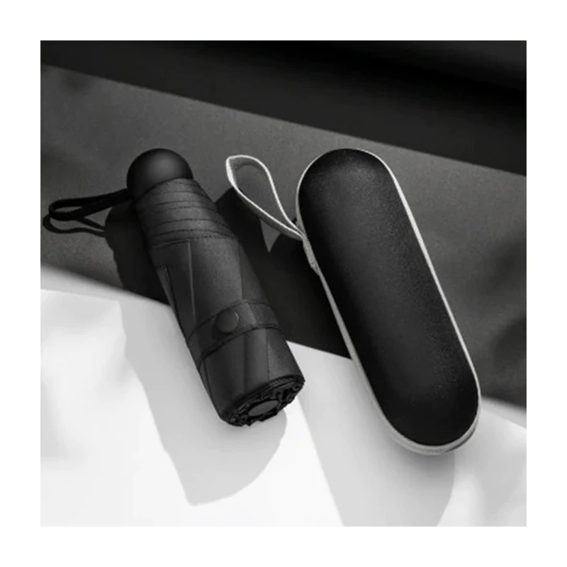 New Mini Capsule Umbrella Five-folding Sun Protection Anti-UV Umbrella Women Sunshade Pocket Umbrella In Women with Storage Box
New Mini Capsule Umbrella Five-folding Sun Protection Anti-UV Umbrella Women Sunshade Pocket Umbrella In Women with Storage Box