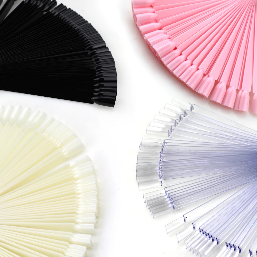 4 Color 50pcs False Nail Tips Fake Nail Art Polish Color Card Practice Display Tools Acrylic Practice Chart Palette Buckle Ring
4 Color 50pcs False Nail Tips Fake Nail Art Polish Color Card Practice Display Tools Acrylic Practice Chart Palette Buckle Ring