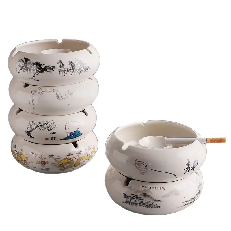 Ceramic Ashtray Creative Personality Fashion Large Living Room Home Office Chinese Style With Cover Purple Sand
Ceramic Ashtray Creative Personality Fashion Large Living Room Home Office Chinese Style With Cover Purple Sand