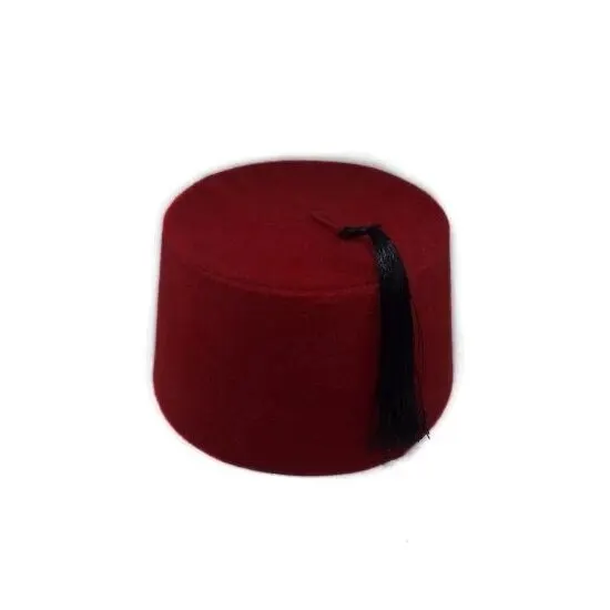 

Ottoman Fes Claret Red From A WONDERFUL Sultan Groom's Fez Henna Fes , Exotic Ottoman Hat