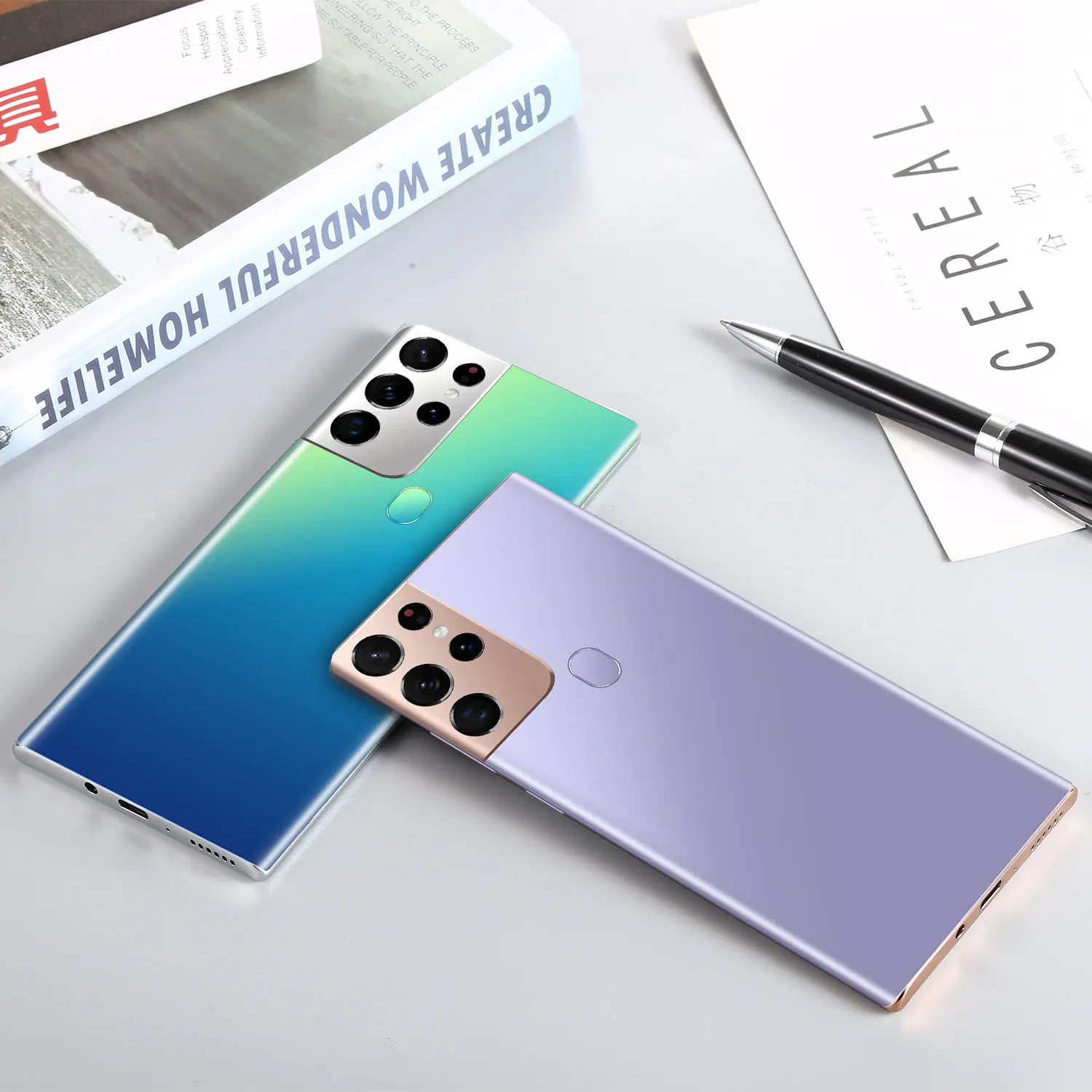 Hot Sale S21U 6.9inch Smartphone Android11 16GB RAM 512GB ROM 32+64MP Cellphone Rear Cameras 6800mAh Deca Core CPU Mobile Phone
Hot Sale S21U 6.9inch Smartphone Android11 16GB RAM 512GB ROM 32+64MP Cellphone Rear Cameras 6800mAh Deca Core CPU Mobile Phone