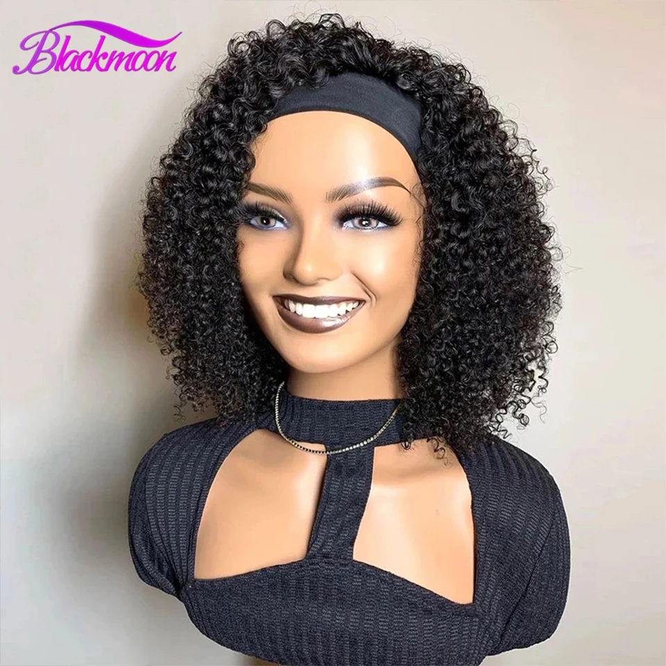 Indian Curly Hair Short Bob Elastic Headband Wig Remy Human Hair Glueless Wigs for Black Women Full Machine Made Blackmoon Hair
Indian Curly Hair Short Bob Elastic Headband Wig Remy Human Hair Glueless Wigs for Black Women Full Machine Made Blackmoon Hair