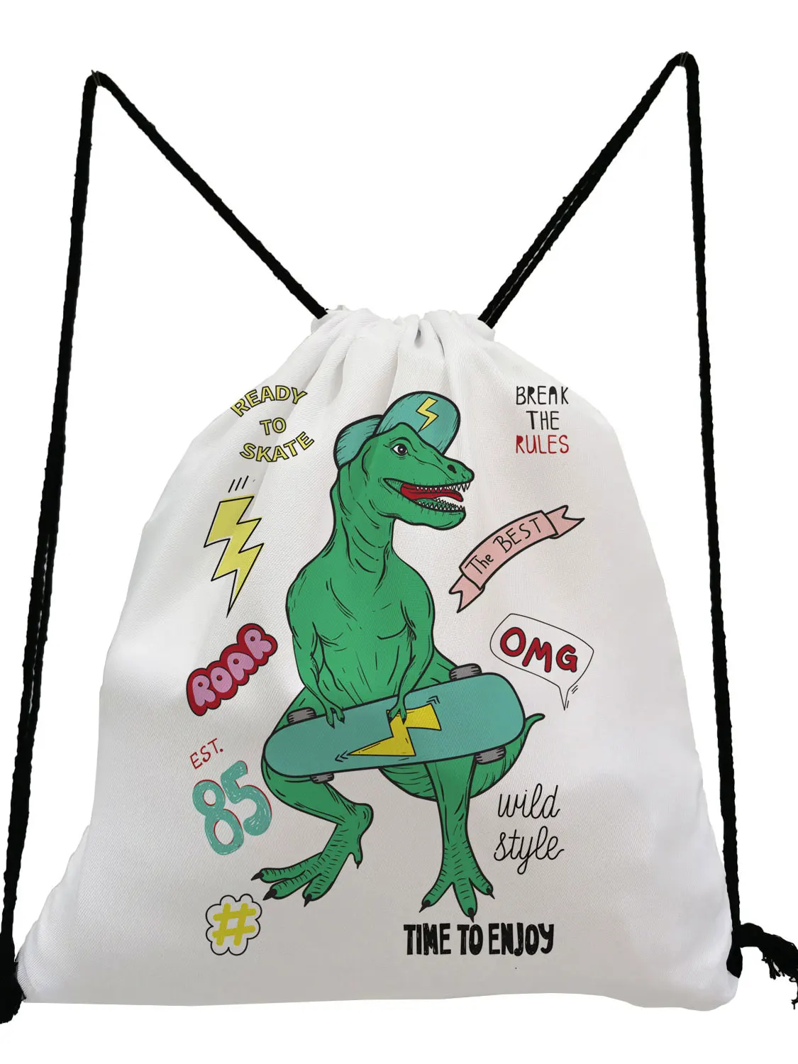 Dinosaur Drawstring Bag Fashion Child Backpack Cartoon Teenager Bookbag Gift Storage Bag Travel Bags Soft Back Custom Pattern
Dinosaur Drawstring Bag Fashion Child Backpack Cartoon Teenager Bookbag Gift Storage Bag Travel Bags Soft Back Custom Pattern