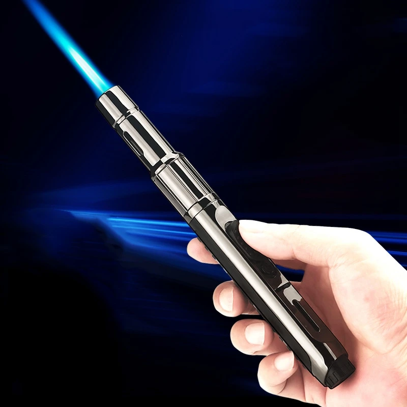 Butane Torch Turbo Lighter BBQ Kitchen Cooking Gas Lighter Jewelry Welding Cigar Smoking Lighters Metal Cigarette Lighters
Butane Torch Turbo Lighter BBQ Kitchen Cooking Gas Lighter Jewelry Welding Cigar Smoking Lighters Metal Cigarette Lighters