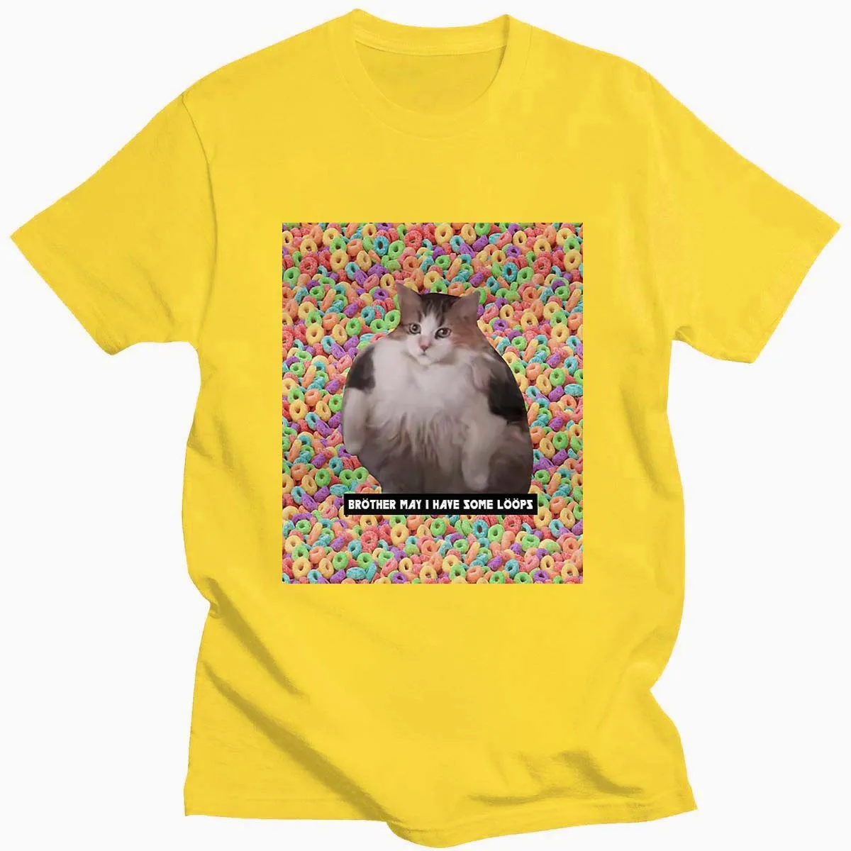 Summer Cotton Alphabet Brothers Maybe I Have Some Loops Print T-Shirt Unisex And Funny Kitten Harajuku Round Neck Short Sleeve
Summer Cotton Alphabet Brothers Maybe I Have Some Loops Print T-Shirt Unisex And Funny Kitten Harajuku Round Neck Short Sleeve