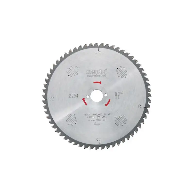 Metabo 628224000 полотно для циркулярных пил 31