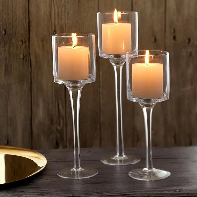 

3Pcs/Set European Romantic Candlelight Party Dinner Wedding Restaurant Candle Cup