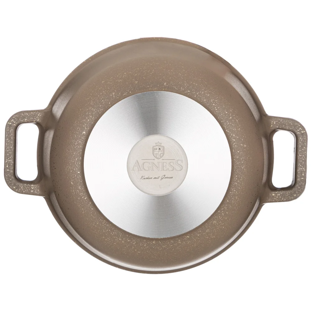 Казан Agness Экселент с крышкой гриль 5 л (899-244)