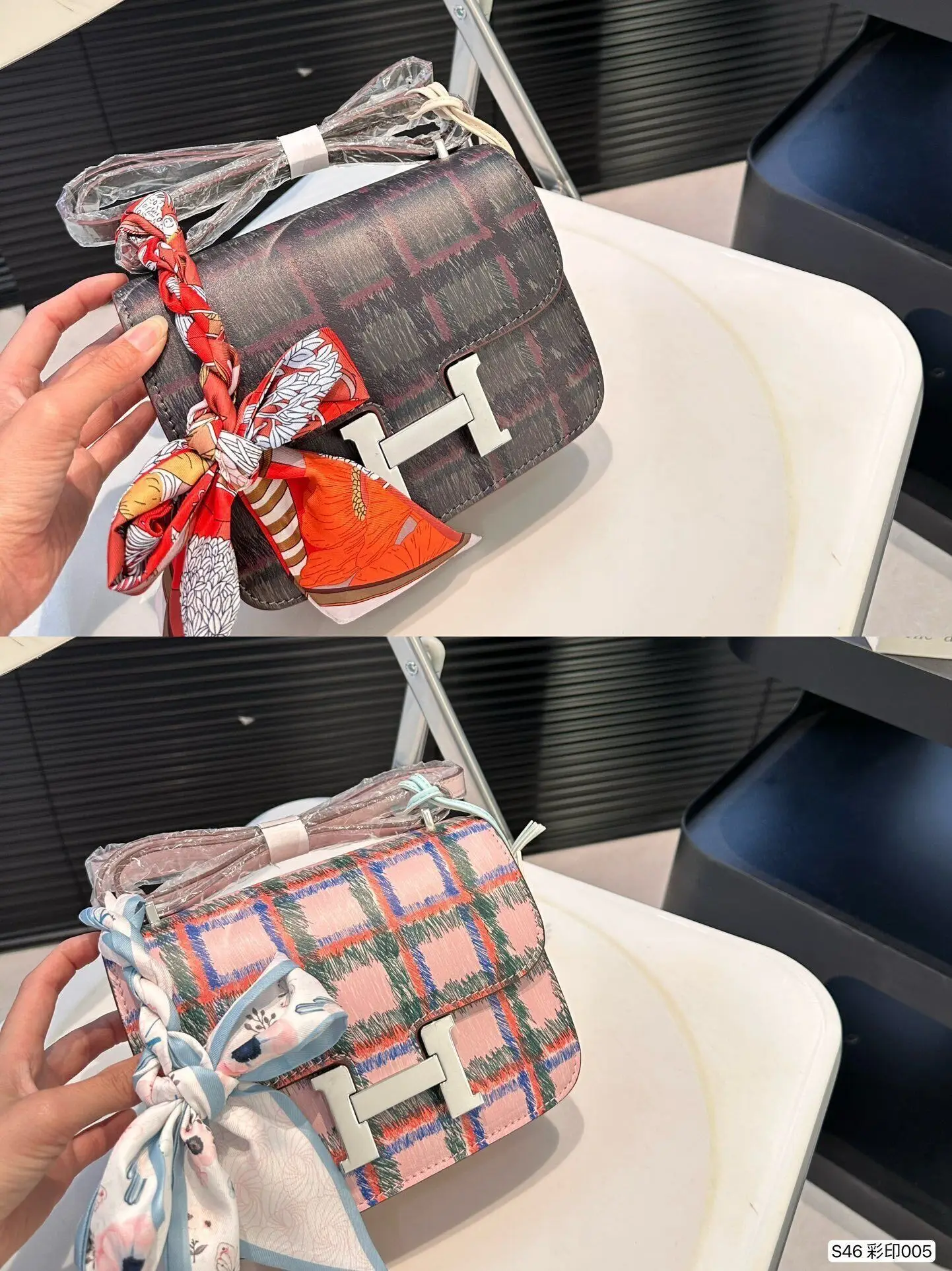 В Стиле Женской Сумки Hermes Сумка Через Плечо Из НатуральНой Кожи Копия 1: 1