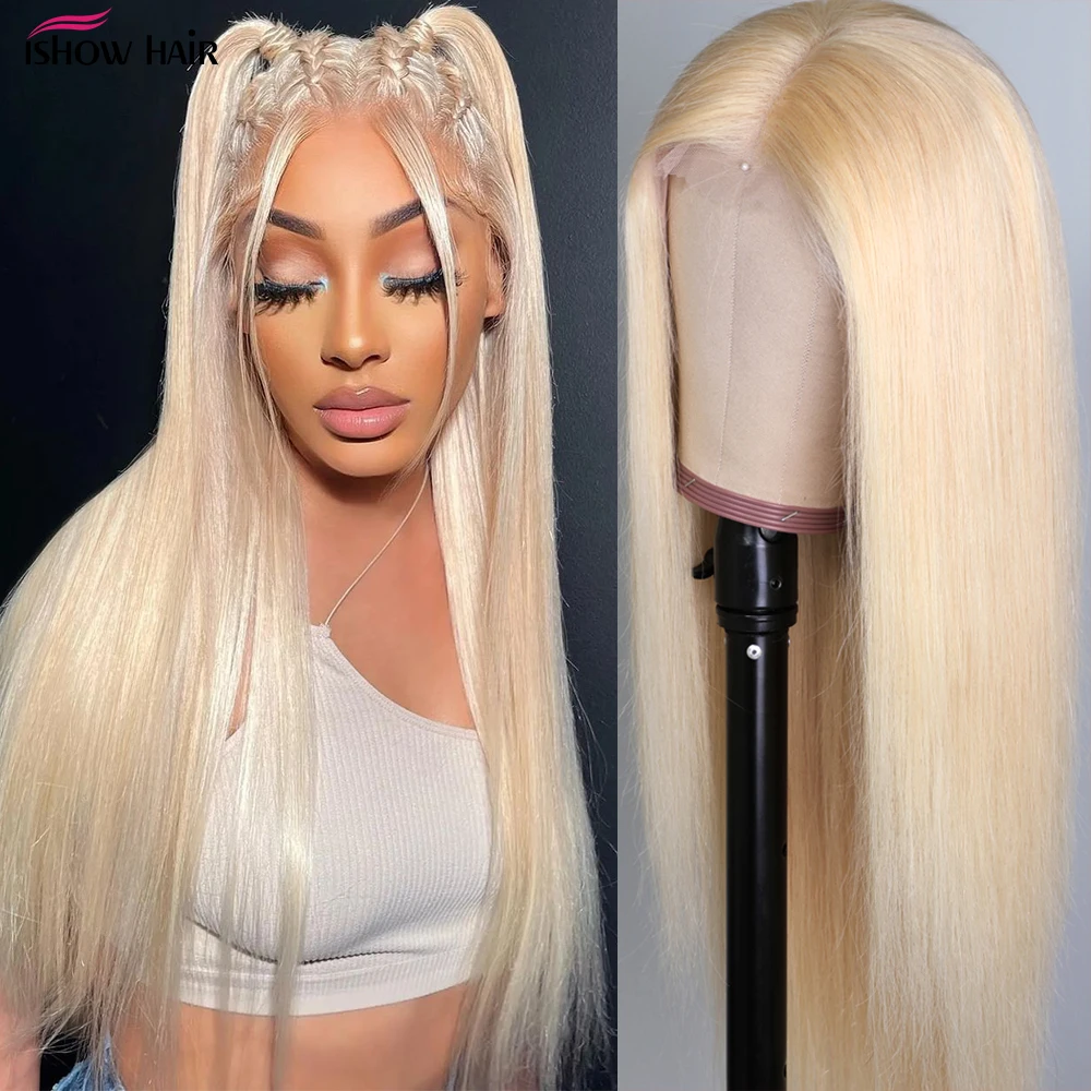 

613 Hd Transparent Lace Frontal Wig 13x6 Straight Blonde Lace Front Wig Human Hair Wigs for Women 28 30 inch Lace Front Wig