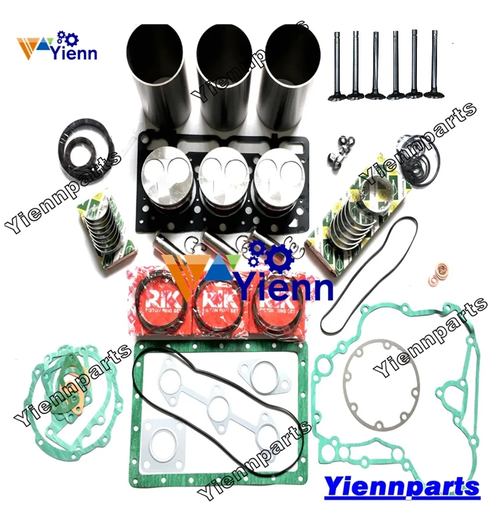 

D1005 D1005-E D1005-B D1005-A Overhaul Rebuild Kit For Kubota Engine Tractor JB18 B2100DT B7510 B2320HSD Repair Parts Bobcat S70