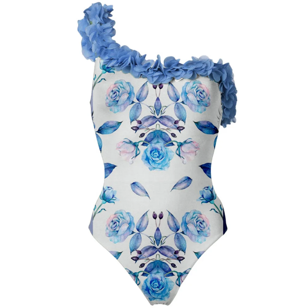 

Женский купальник, модное праздничное пляжное платье с цветными блоками, асимметричный купальник с принтом и лепестками, цельные купальники и накидки