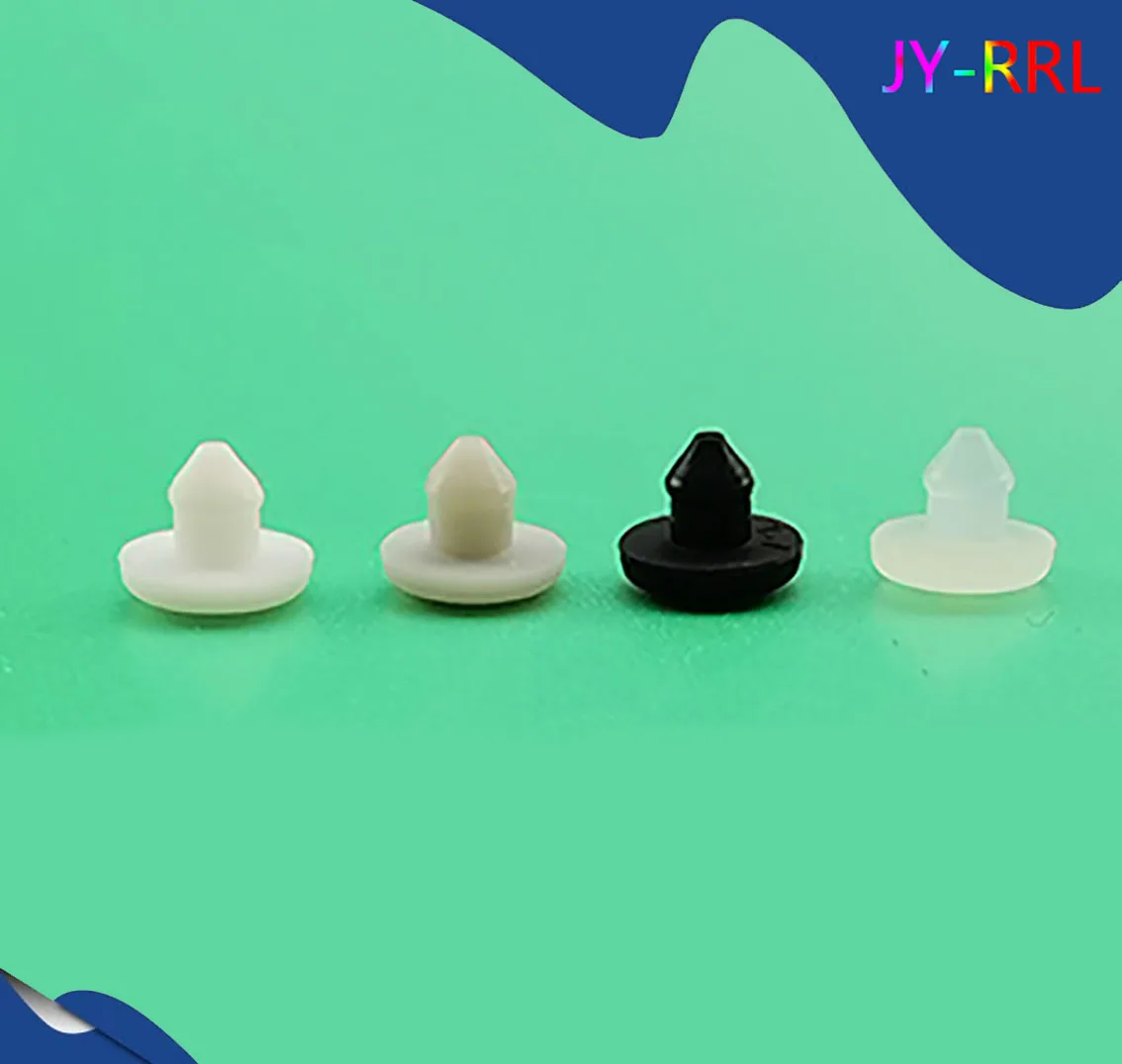 

2.5/3/3.5/4mm Solid Silicone Rubber Hole Caps C=1.5mm T-type Plug Cover Snap-on Gasket Blanking End Cap Seal Stopper
