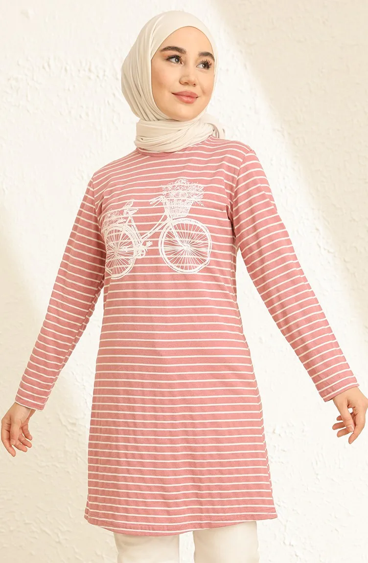 

New Fashion Striped Sport Tunic Hijab Abaya Long Dress Muslim Hijab Women Luxury Stylish Elegant High Quality Kaftan Free Ship