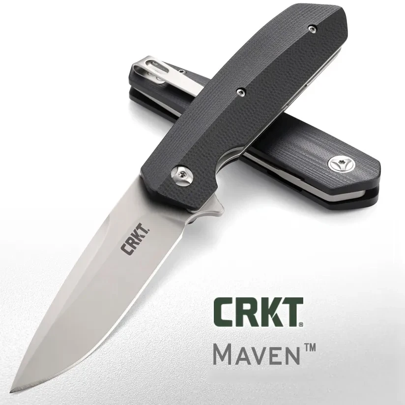 

1pc CRKT 6920 Folding Knife 3.34''/ 8Cr13Mov Sharp Blade G10 Handle Survival Tactical Camping Hunting Combat Pocket Knife Gift