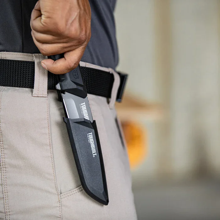 TOUGHBUILT TB-H4S-40-TMK-2 Нож для торговли + оболочка 4-дюймовое лезвие из нержавеющей стали