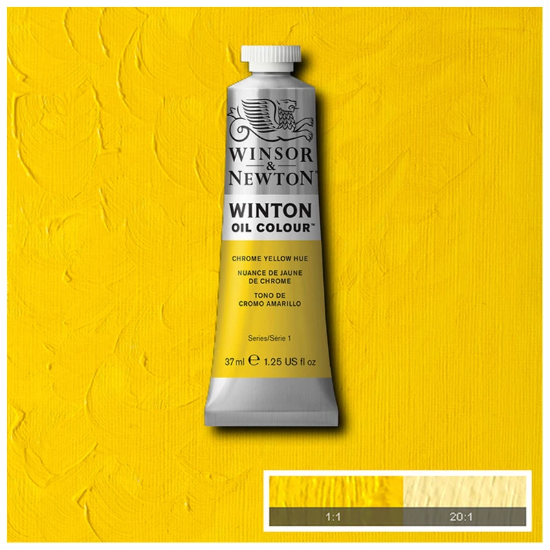 Краска масляная Winsor&ampNewton &quotWinton" 37мл желтый хром