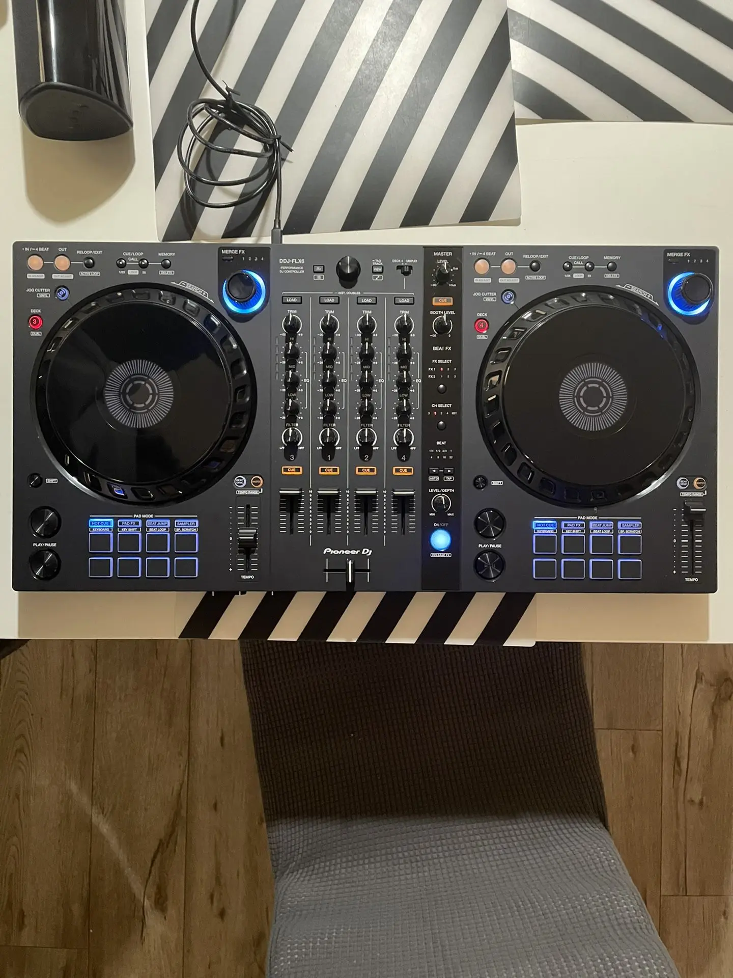 

(ORIGINAL) SUMMER SALES DISCOUNT ON 100% DISCOUNTED Pioneer DJ DDJ-FLX6 4-deck Rekordbox and Serato DJ Controller