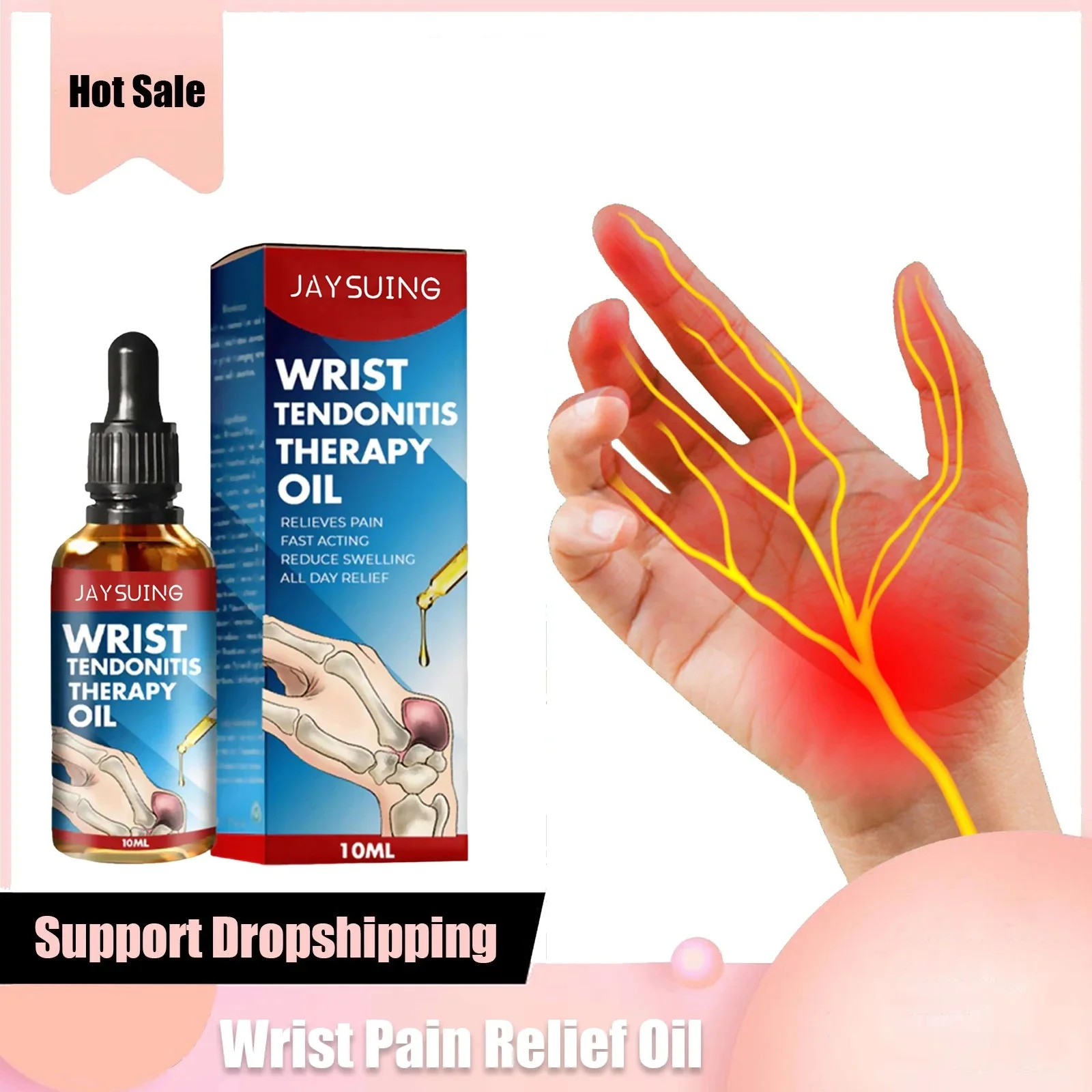 Масло для снятия боли в запястье против артрита пальцев