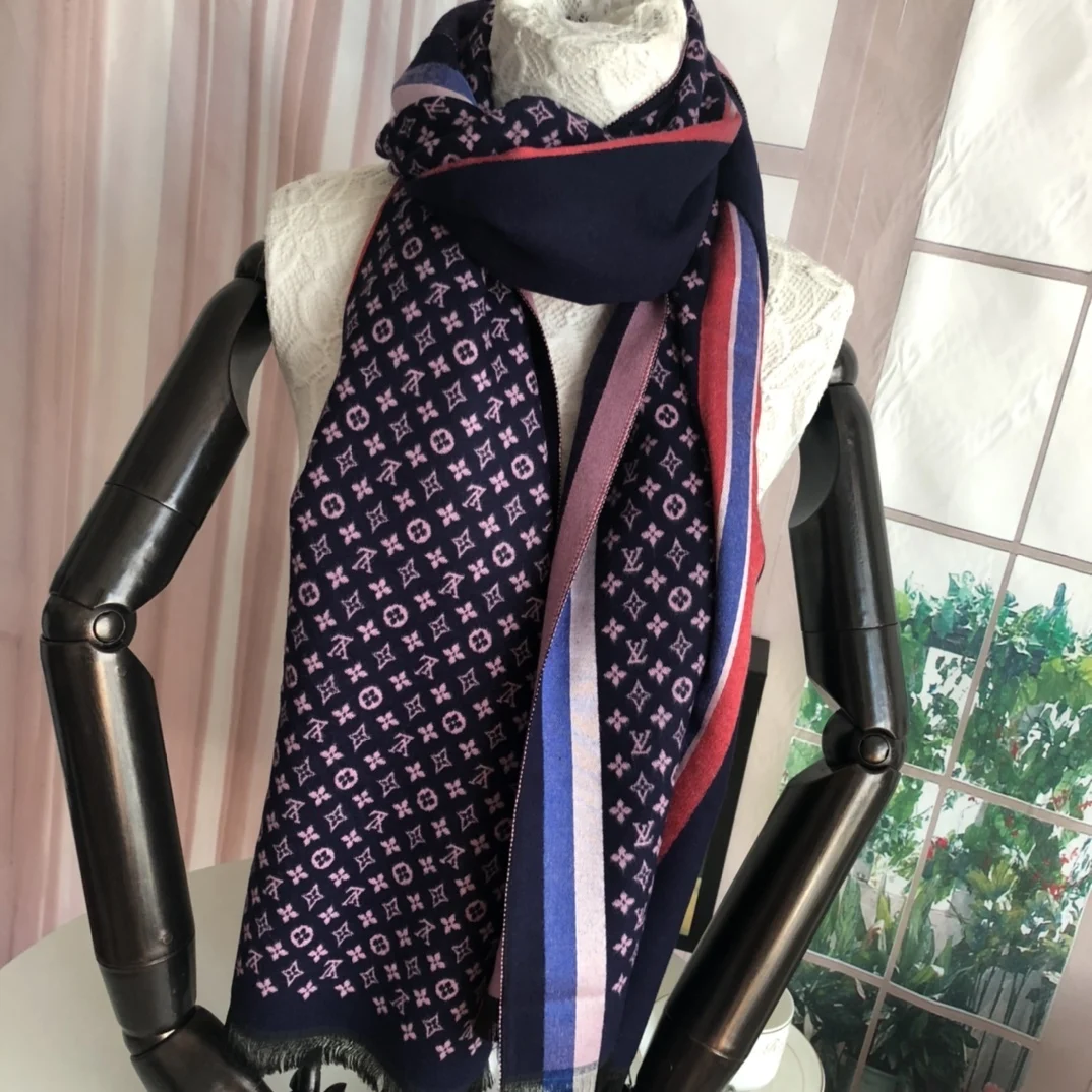 Louis Vuitton Style Copy1:1 Новый Модный Универсальный Кашемировый Двусторонний Мягкий И