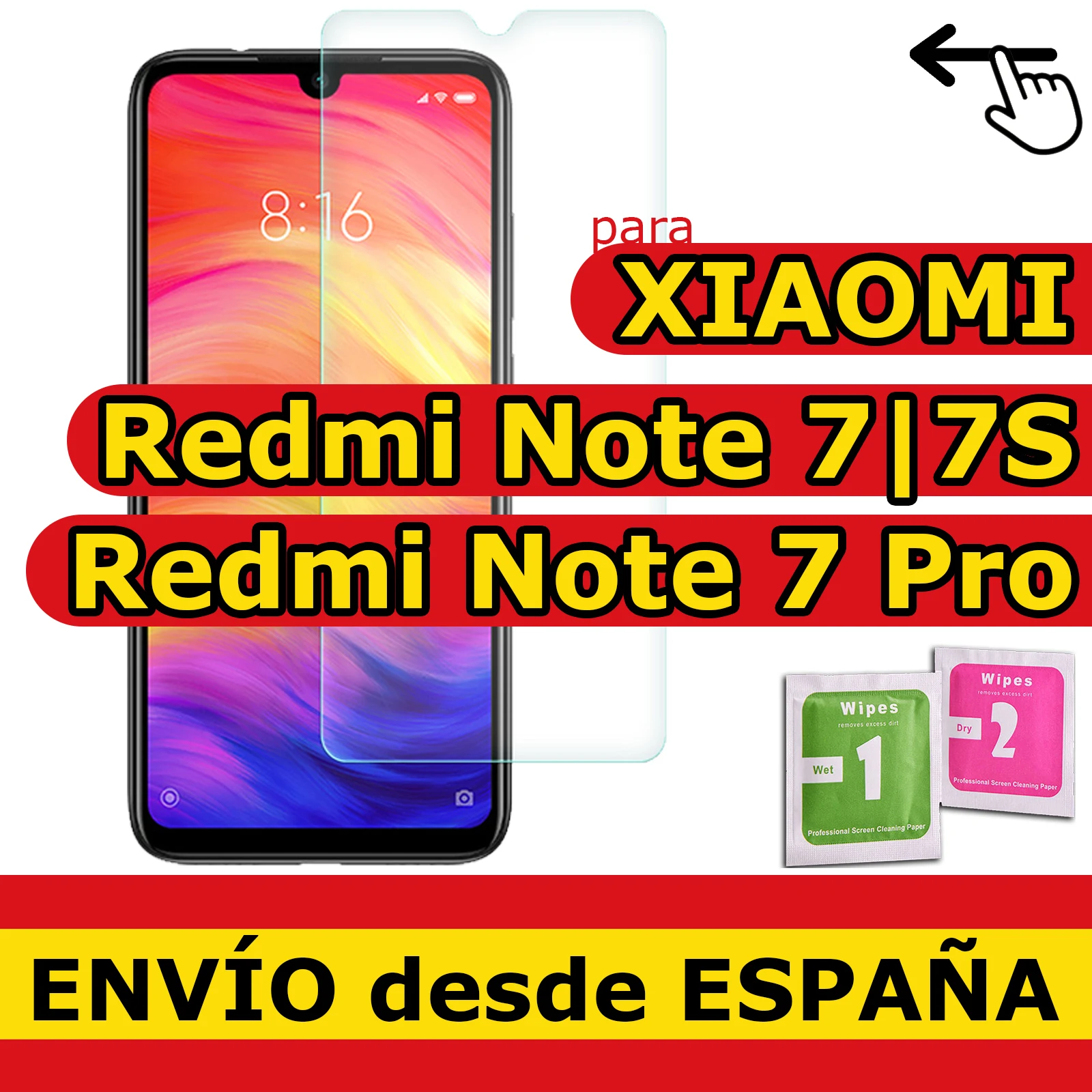Pellicola Vetro Temperato Per Xiaomi Redmi Note 7 / Note 7S / Note 7 Pro Protezione Qualità Premium 9H 0.33Mm