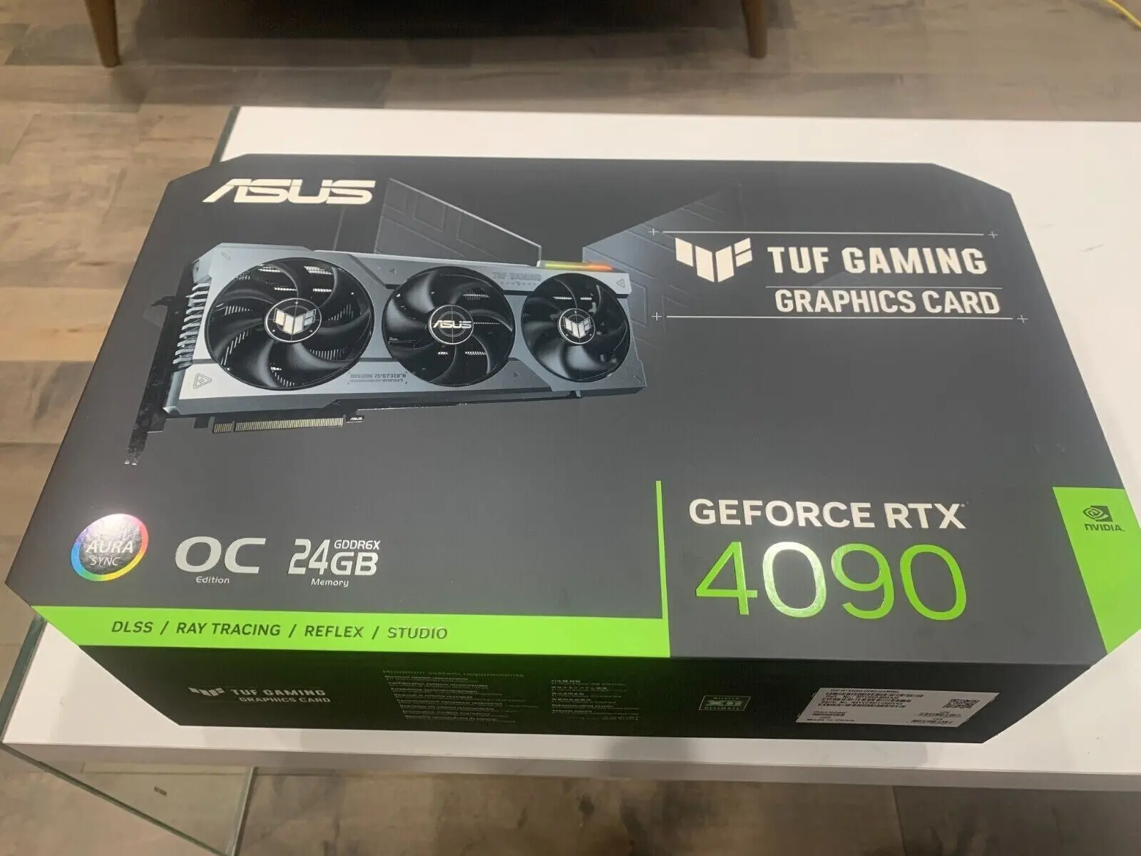 

100% AUTHENTIC BUY 2 GET 1 FREE A S U S TUF Gaming GeForce RTX 4090 OC Edition Gaming Graphics Card
