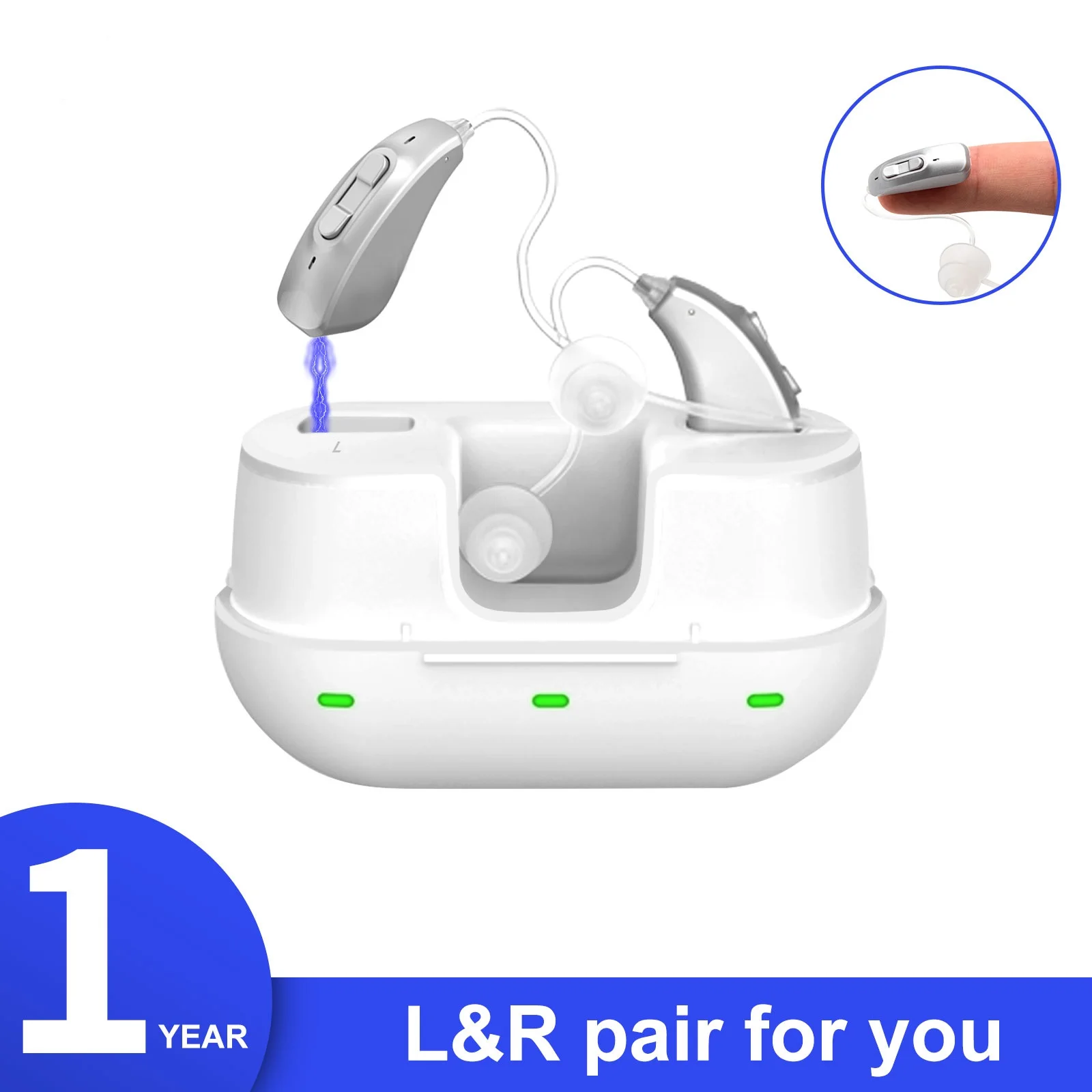 

Высококачественные слуховые аппараты, перезаряжаемый слуховой аппарат для глухости, беспроводной ушной усилитель звука, цифровой аудиофо...