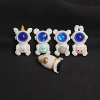 astronaut resin pin set cute cartoon rabbit rocket unicorn brooch bag badge childlike cartoon jewelry pin childrens gift