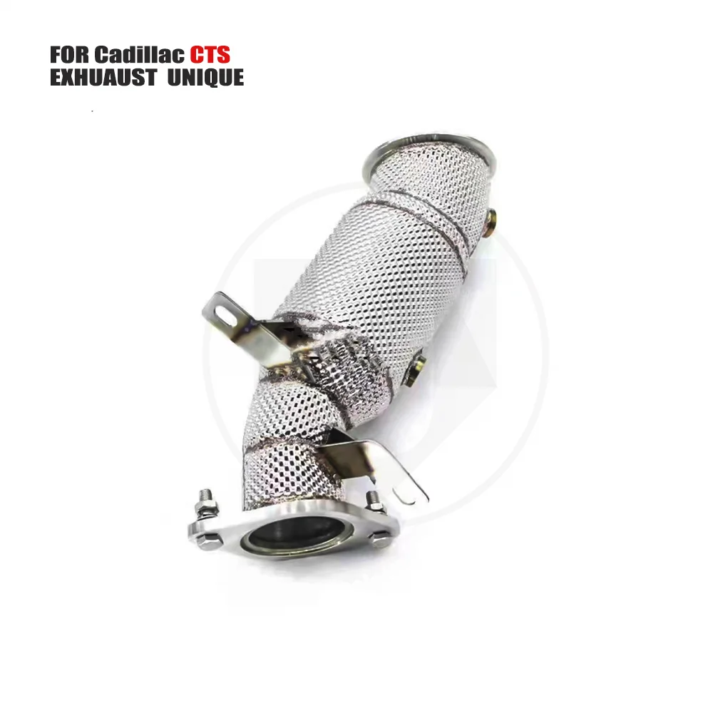 

UNIQUE Exhaust System High Flow Performance Downpipe for Cadillac CTS 2.0T 2014 Car Accessories With Catalytic Converter